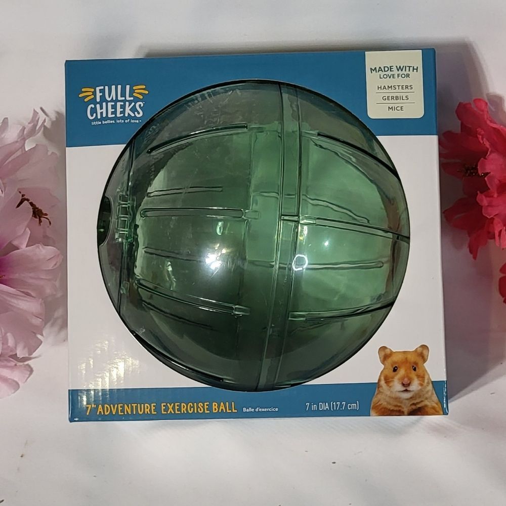 Full Cheeks NIB Small Animal 7" Green Adventure Exercise Ball - Picture 2 of 8